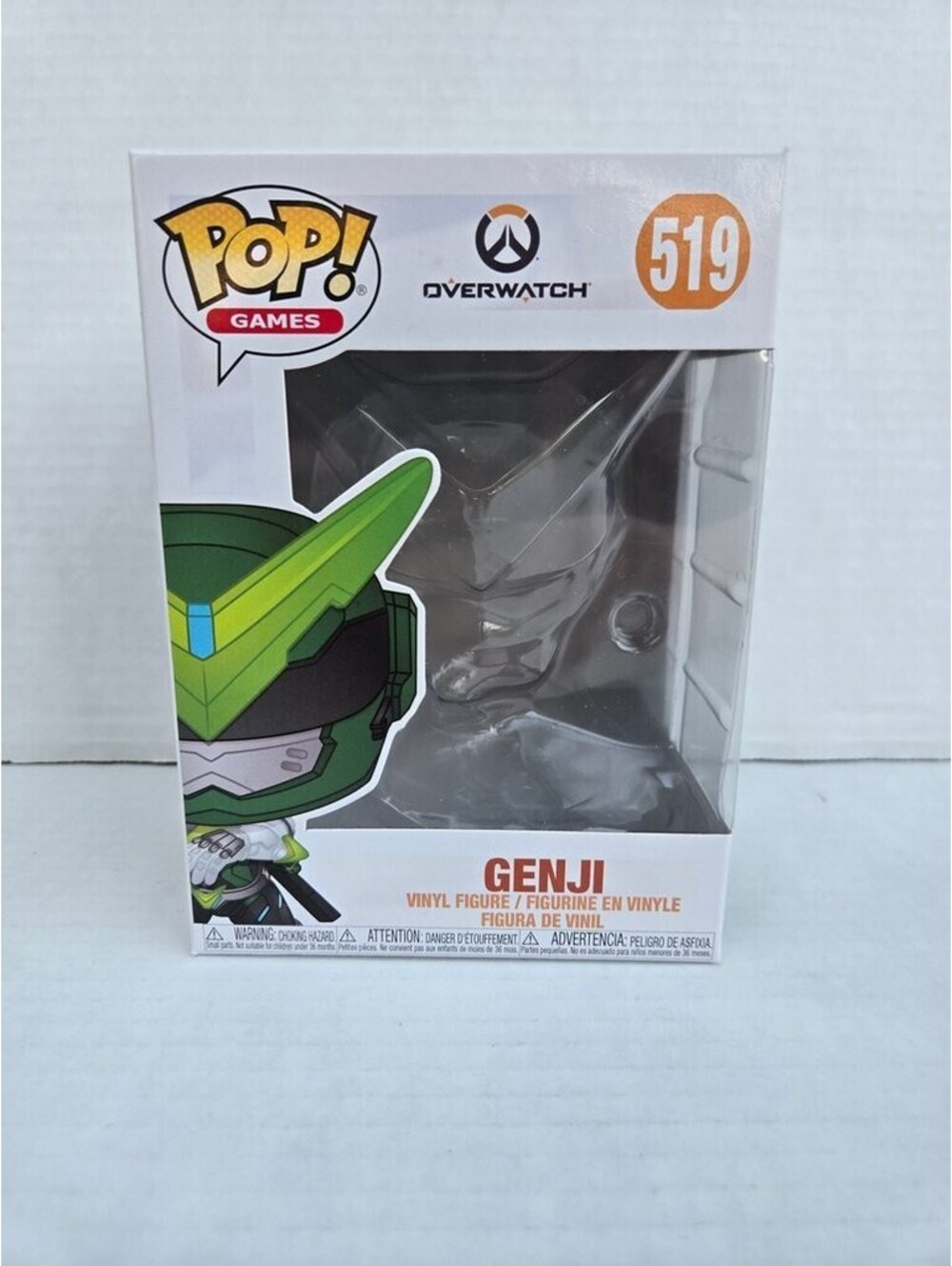 Funko Pop! Games Overwatch Genji #519 Empty Box